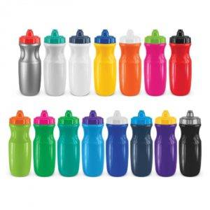 Children's Metal Drinking Water Bottle with Screw Cap and Carabineer Clip  400ml